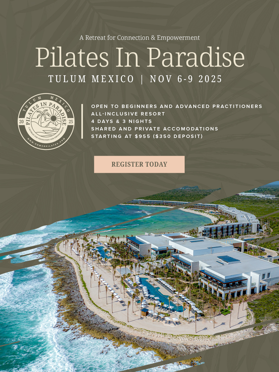 Pilates in Paradise Retreat